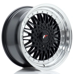 JR Wheels JR9 17x8,5 ET20 4x100/108 Gloss Preto w/ Aba Maquinada