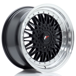 JR Wheels JR9 17x8,5 ET20-35 BLANK Gloss Preto w/ Aba Maquinada
