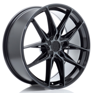 JR Wheels JR44 19x8 ET20-40 5H BLANK Preto Machined w/ Tinted Face
