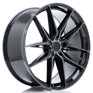 JR Wheels JR44 22x10 ET20-46 5H BLANK Preto Machined w/ Tinted Face