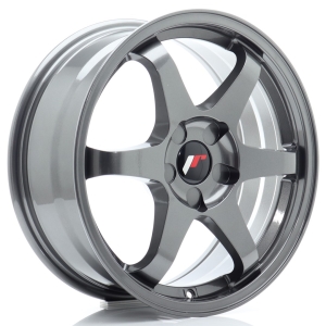 JR Wheels JR3 17x7 ET20-42 5H BLANK Cinzento Gunmetal