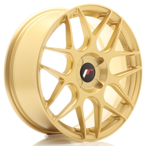 JR Wheels JR18 17x7 ET20-40 4H BLANK Dourado