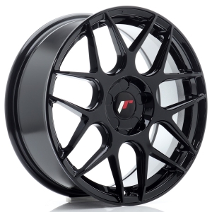 JR Wheels JR18 17x7 ET20-40 5H BLANK Gloss Preto
