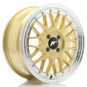 JR Wheels JR23 16x7 ET20 4x100 Dourado w/ Aba Maquinada