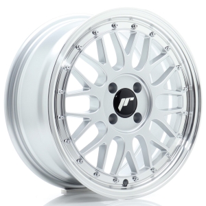 JR Wheels JR23 16x7 ET20 4x100 Hyper Cinzento w/ Aba Maquinada