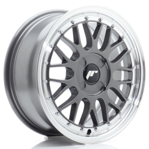 JR Wheels JR23 16x7 ET20-45 4H BLANK Hyper Gray w/ Aba Maquinada