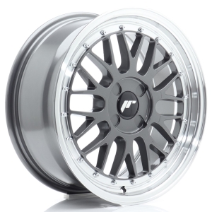 JR Wheels JR23 17x7,5 ET20-40 4H BLANK Hyper Gray w/ Aba Maquinada