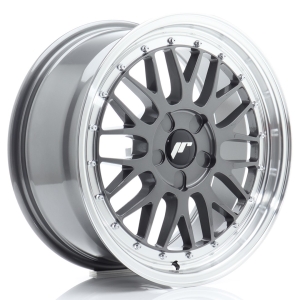 JR Wheels JR23 17x7,5 ET20-40 5H BLANK Hyper Gray w/ Aba Maquinada