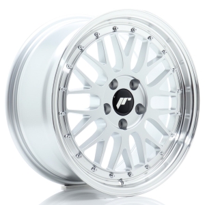 JR Wheels JR23 17x8 ET35 5x120 Hyper Cinzento w/ Aba Maquinada