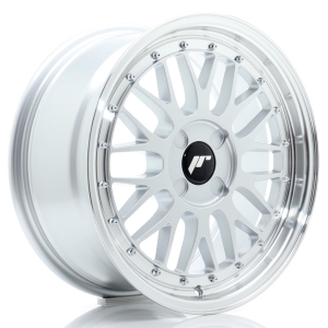 JR Wheels JR23 17x8 ET20-45 4H BLANK Hyper Cinzento w/ Aba Maquinada