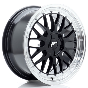 JR Wheels JR23 18x8 ET20-42 5H BLANK Gloss Preto w/ Aba Maquinada