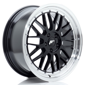 JR Wheels JR23 19x8,5 ET45 5x112 Gloss Preto w/ Aba Maquinada