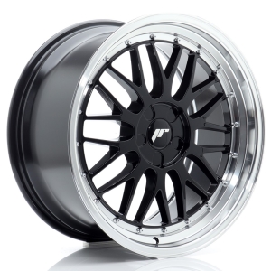 JR Wheels JR23 19x9,5 ET20-45 5H BLANK Gloss Preto w/ Aba Maquinada
