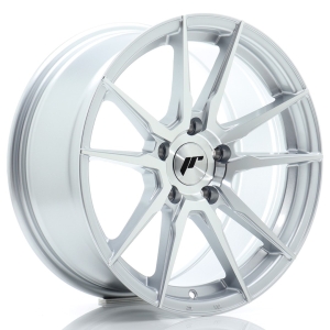 JR Wheels JR21 17x8 ET35 5x100 Cinzento Face Maquinada