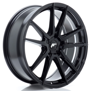 JR Wheels JR21 20x8 ET20-40 5H BLANK Gloss Preto
