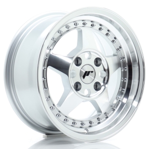 JR Wheels JR6 15x7 ET25 4x100 Cinzento Face Maquinada