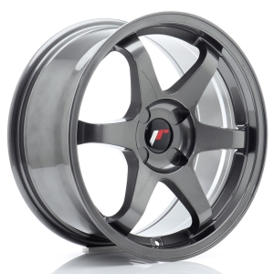 JR Wheels JR3 17x8 ET20-35 4H BLANK Cinzento Gunmetal
