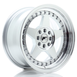 JR Wheels JR6 16x8 ET25 4x100/108 Cinzento Face Maquinada