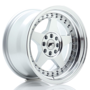 JR Wheels JR6 16x9 ET20 4x100/108 Cinzento Face Maquinada