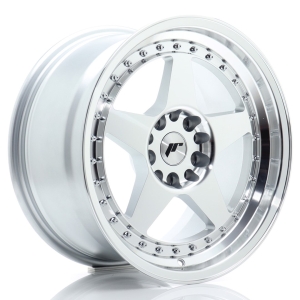 JR Wheels JR6 17x9 ET25 5x114/120 Cinzento Face Maquinada