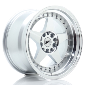 JR Wheels JR6 17x10 ET20 5x114/120 Cinzento Face Maquinada