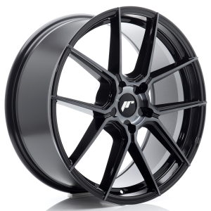 JR Wheels JR30 20x8 ET20-40 5H BLANK Preto Machined w/ Tinted Face