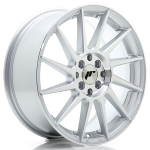 JR Wheels JR22 17x7 ET40 4x100/114 Cinzento Face Maquinada