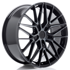 JR Wheels JR38 20x8 ET20-40 5H BLANK Preto Machined w/ Tinted Face