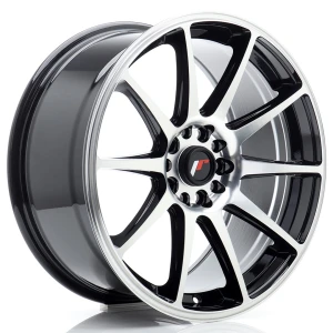 JR Wheels JR11 18x8,5 ET35 5x100/108 Preto Face Maquinada