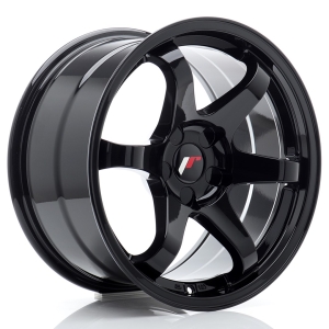 JR Wheels JR3 17x9 ET20-35 5H BLANK Gloss Preto