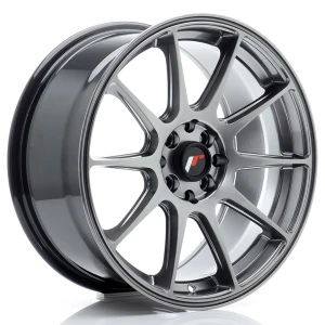 JR Wheels JR11 17x8 ET35 5x100/108 Hyper Black