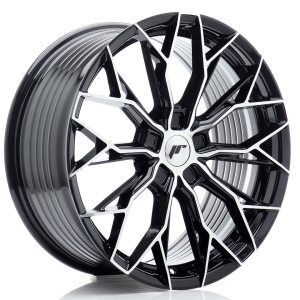 JR Wheels JR49 19x8,5 ET20-45 5H BLANK Gloss Preto Face Maquinada