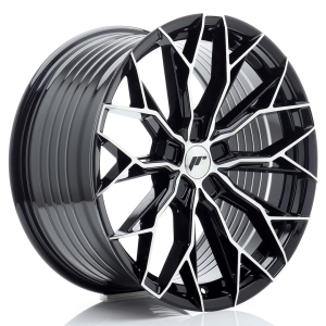 JR Wheels JR49 19x9 ET20-40 5H BLANK Gloss Preto Face Maquinada