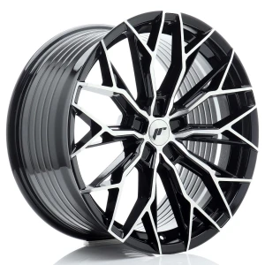 JR Wheels JR49 20x9,5 ET20-40 5H BLANK Gloss Preto Face Maquinada