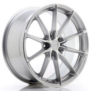 JR Wheels JR37 19x8,5 ET35 5x120 Cinzento Face Maquinada