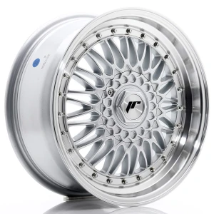 JR Wheels JR9 17x7,5 ET20 4x100/108 Cinzento w/ Aba Maquinada+Cinzento Rivets