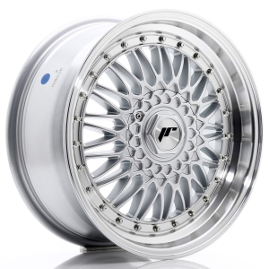 JR Wheels JR9 17x7,5 ET35 5x112/120 Cinzento w/ Aba Maquinada+Cinzento Rivets