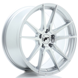 JR Wheels JR21 18x8 ET40 5x112 Cinzento Face Maquinada