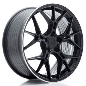 JR Wheels JR51 19x8,5 ET35 5x112 Satin Preto w/ Aba Maquinada