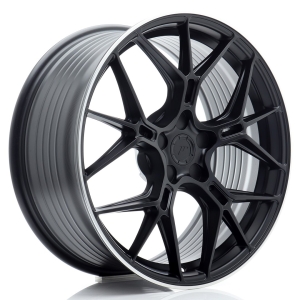 JR Wheels JR51 19x8,5 ET20-45 5H BLANK Satin Preto w/ Aba Maquinada