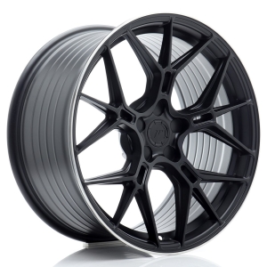 JR Wheels JR51 19x9,5 ET20-45 5H BLANK Satin Preto w/ Aba Maquinada