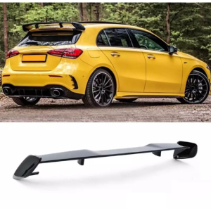 Aleron traseiro Mercedes W176 look A45 preto brilhante
