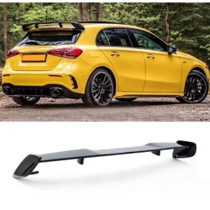 Aleron traseiro Mercedes W176 look A45 preto brilhante