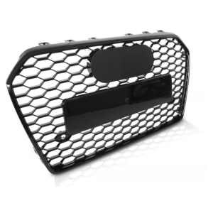 Grelha rs6 Audi A6 C7 4G 14-18 Preto Prilhante