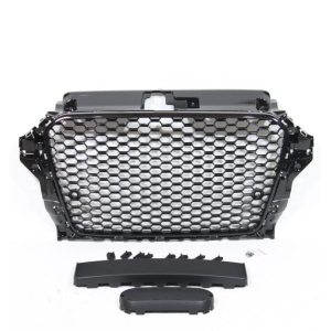 Grelha RS3 Audi A3 8V 14-16 Preto Brilhante