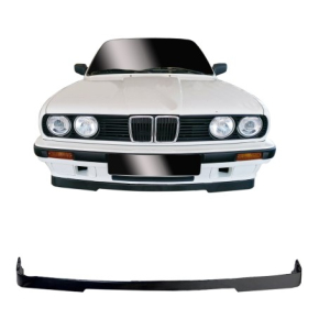 Lip Frontal BMW E30 Plastico Preto Fosco