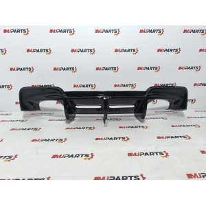 Difusor traseiro bmw série 1 E82 E88 1m Look AC Schnitzer 00-00 Preto Brilho fibra
