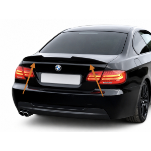 Aileron / Spoiler Mala BMW Série 3 E92 look M4 (06-13)preto brilhante