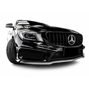 Grelha mercedes w117 C117 X117  16-19 gtr preta riscas pretas
