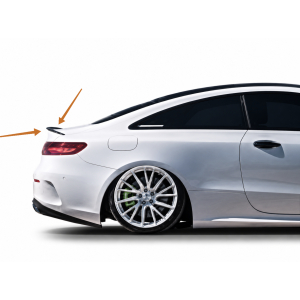 Aileron / spoiler traseiro mercedes classe E coupe c238 16-23 preto brilho